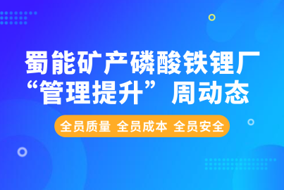 威九国际矿产磷酸铁锂厂“管理提升”动态（10.21—11.08）